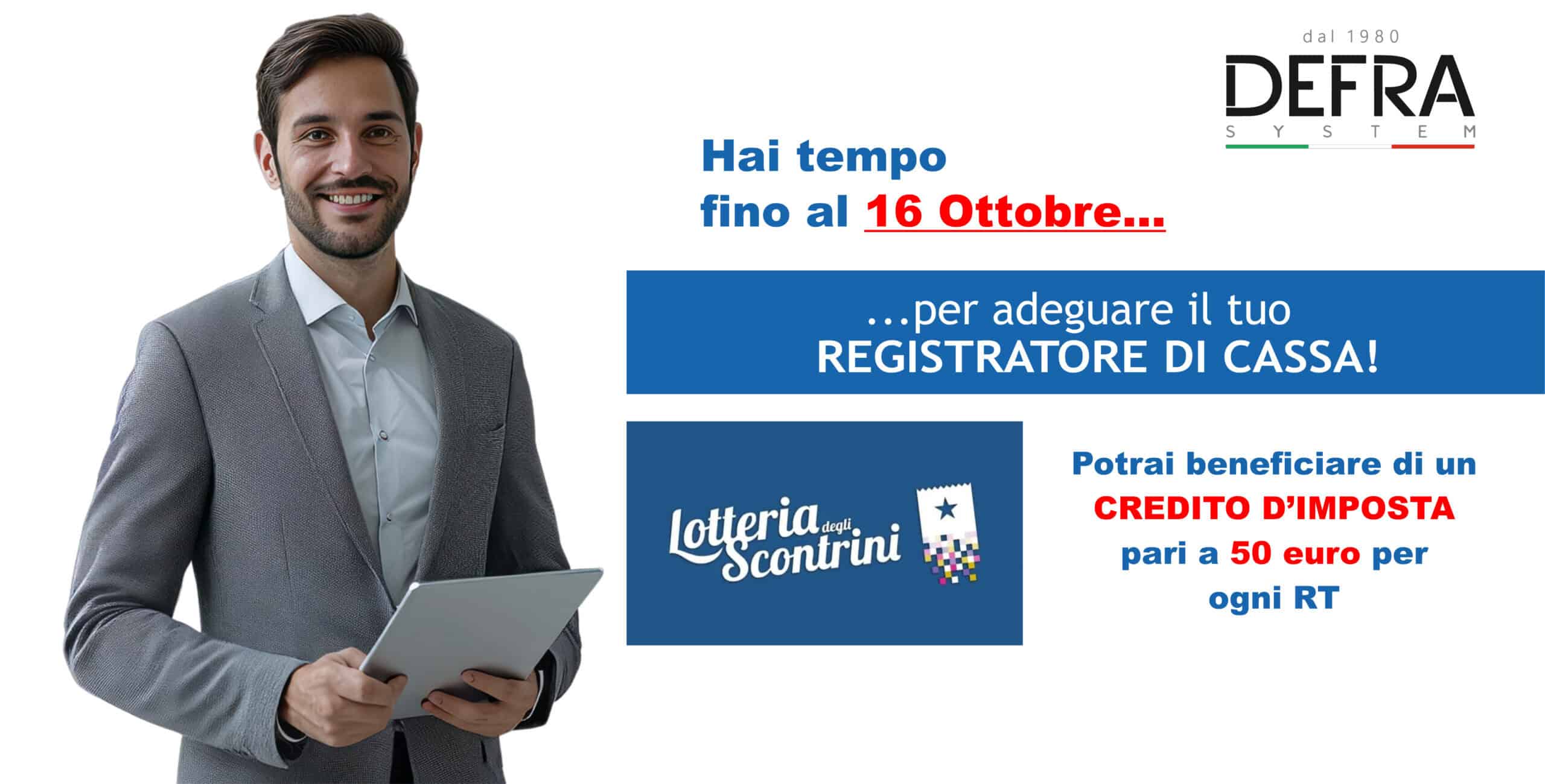 Lotteria Istantanea degli scontrini: adeguamento Registratori di Cassa Telematici